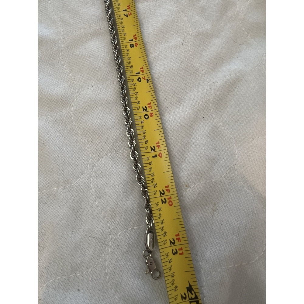 BMNY SILVER CHAIN W/ 24KGP 23 1/2 Inches - Picture 8 of 8